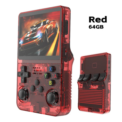 R36S ARKOS Retro Handheld Video Game Console Genuine 3.5 Inch IPS Multiple Colors Are Available Screen Portable Player 64GB Game
